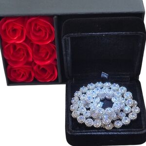 CZ Tennis Necklace 5mm 18k White Gold plated Beautiful Jewelry Valentines